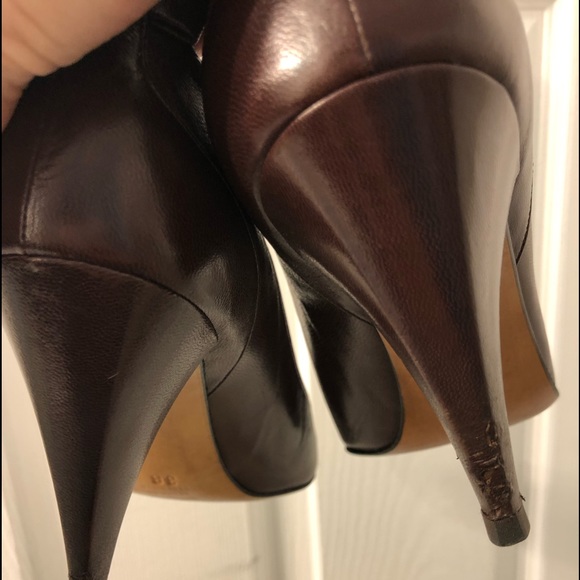 Vintage Christian Dior brown leather heels - Picture 12 of 16